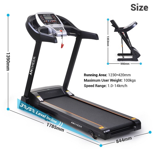 Ancheer App Controlled Treadmill