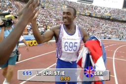 Linford Christie 100 Meter Gold Medal
