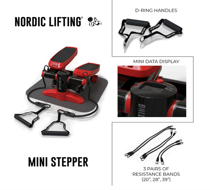 Accessories with the Nordic Lifting Mini Stepper