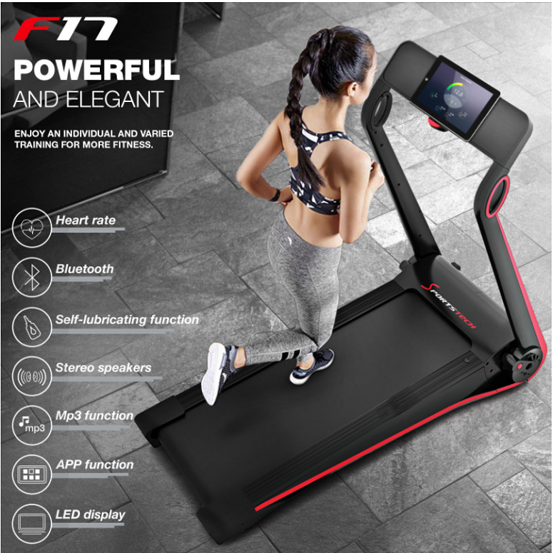 Best Flat Folding Treadmill - SportsTech F17